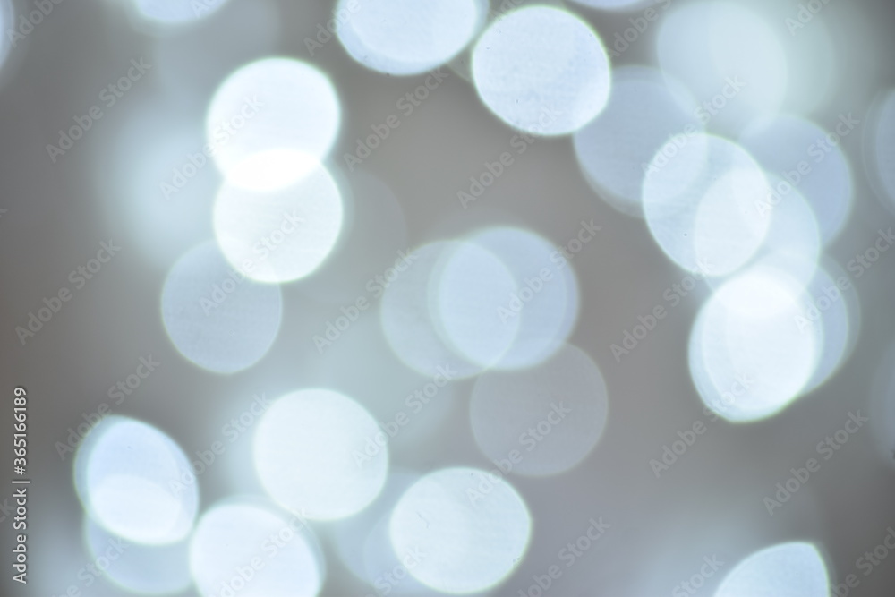 Blurred images from the lamp in the bedroom.
