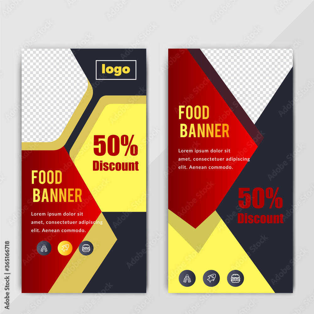 vertical-discount-food-web-banner-for-restaurant-stock-vector-adobe