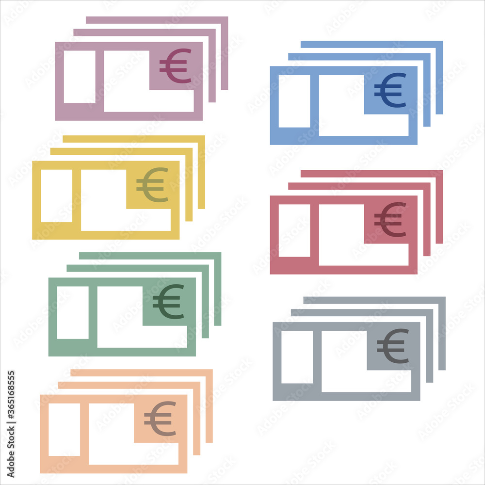 Euro Money cash currency coin icon logo sign symbol Colorful cartoon style design on white background Fashion print clothes apparel greeting invitation card beauty banner badge poster flyer websites Euro Money cash currency coin icon logo sign symbol Colorful cartoon style design on white background Fashion print clothes apparel greeting invitation card beauty banner badge poster flyer websites
