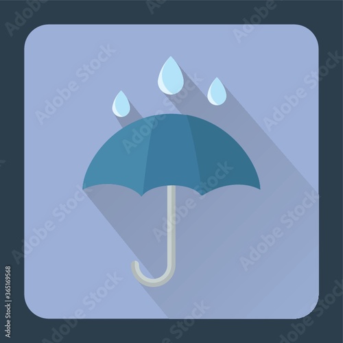 umbrella in rain