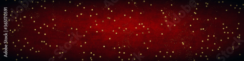 Christmas stars banner background