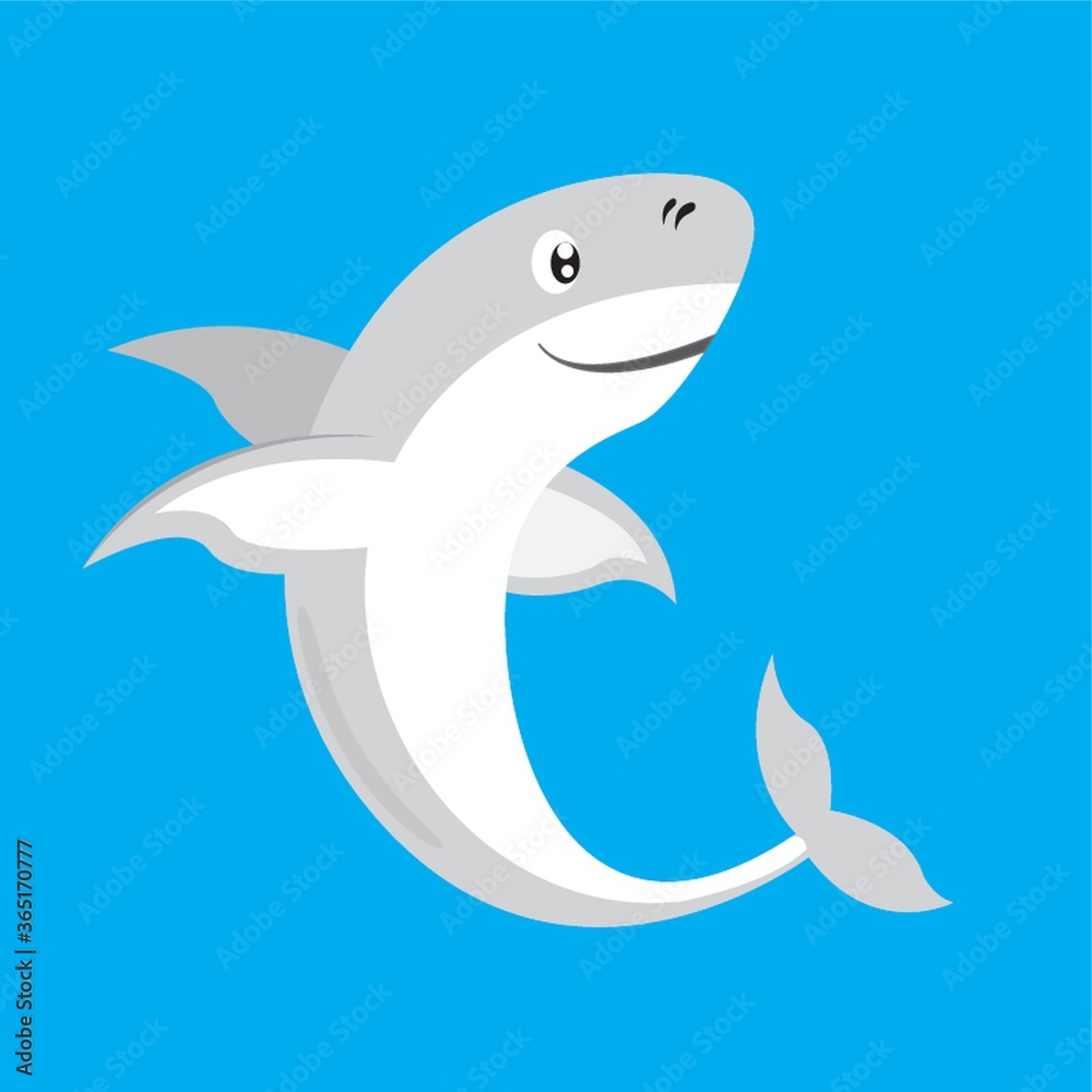 Naklejka premium shark