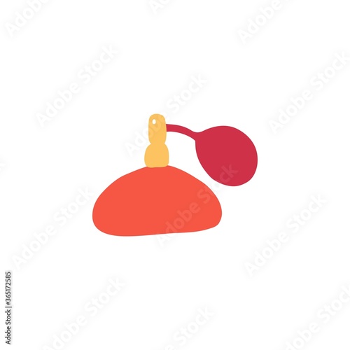 Perfume icon. Fragrance sign. Flat hand drawn vector graphic