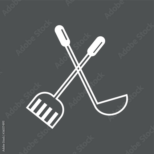 spatula with ladle spoon