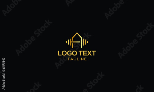 Modern creative letter 'A' vector logo design. Minimalist 'A' Luxury monogram initial based icon.