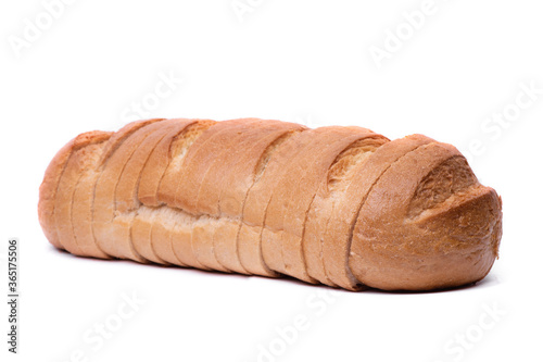 Cutted loaf of bun
