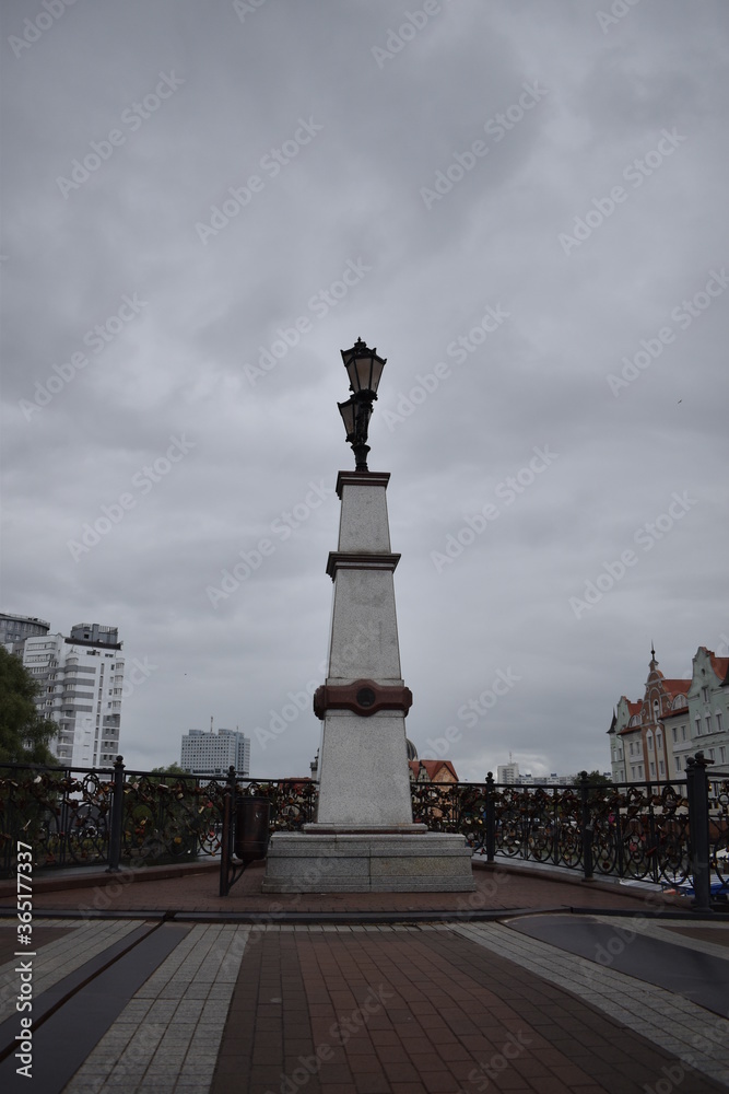 Monument in Königsberg, Russia