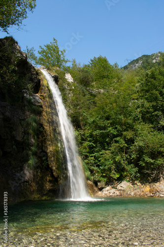 waterfall in italy