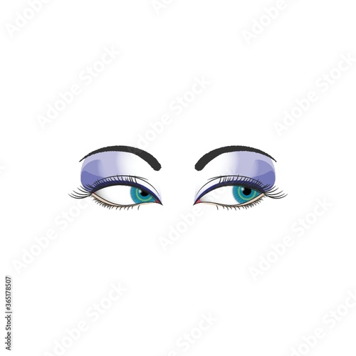 woman's eye