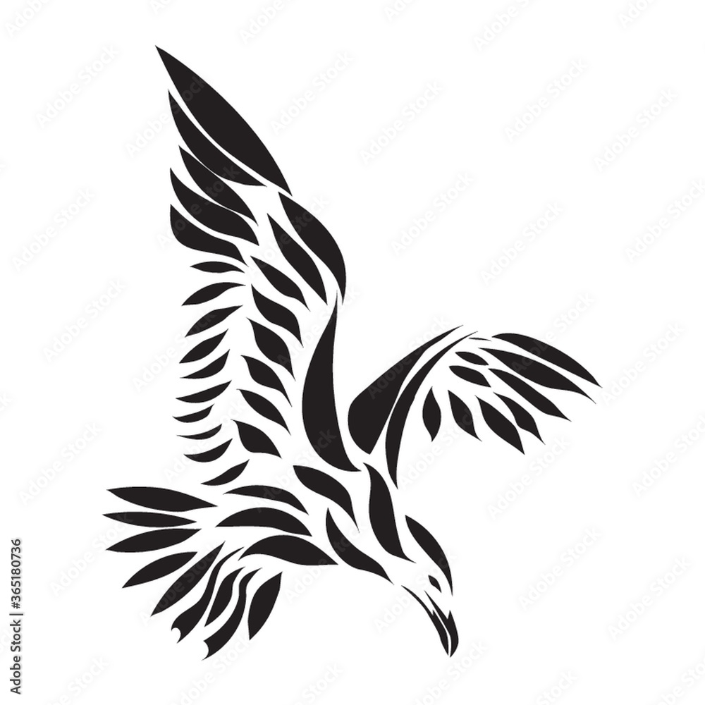 Obraz premium bird tattoo