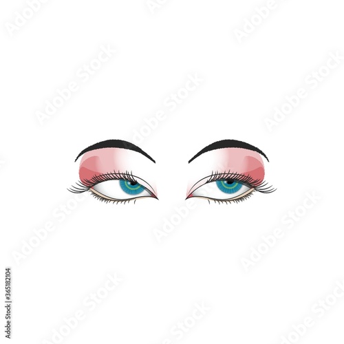 woman's eye