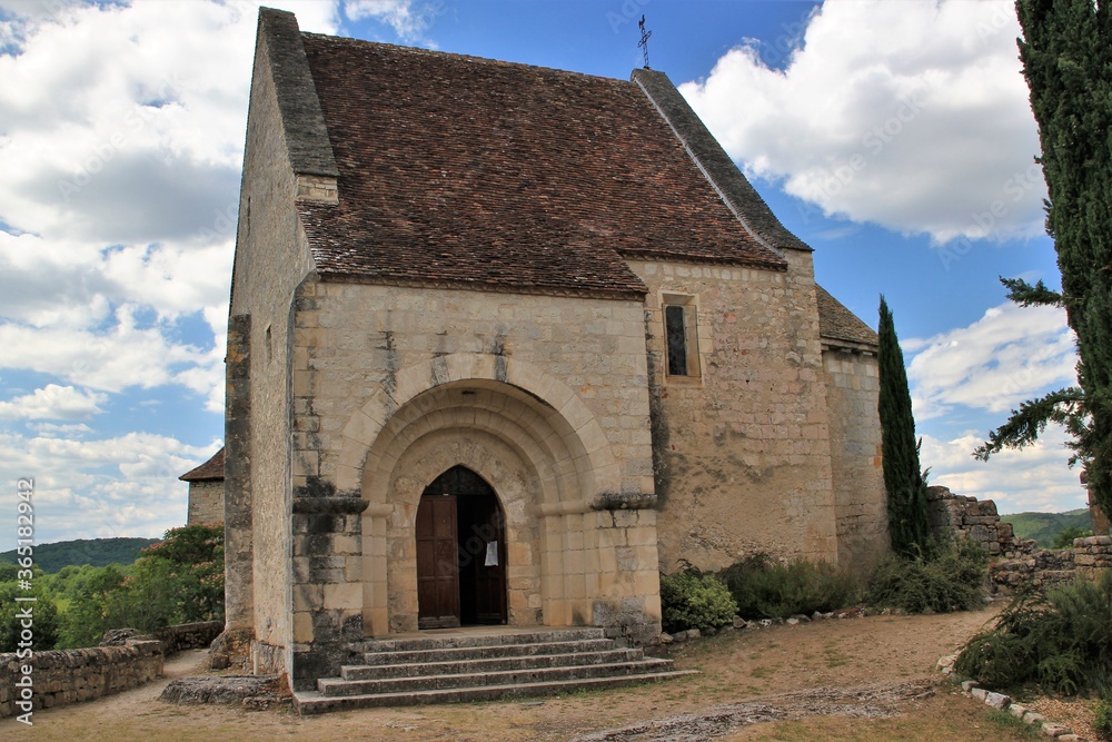 Fototapeta premium Eglise de creysse (Dordogne)