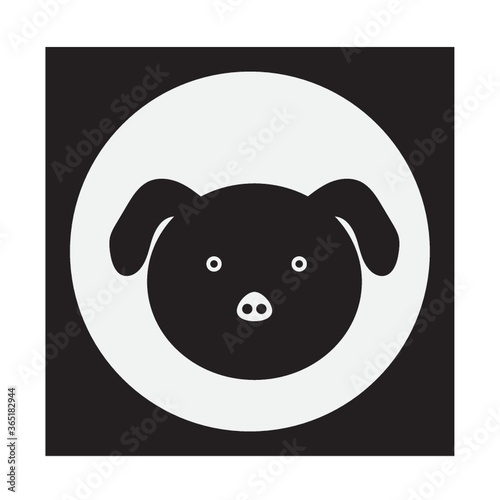 pig silhouette