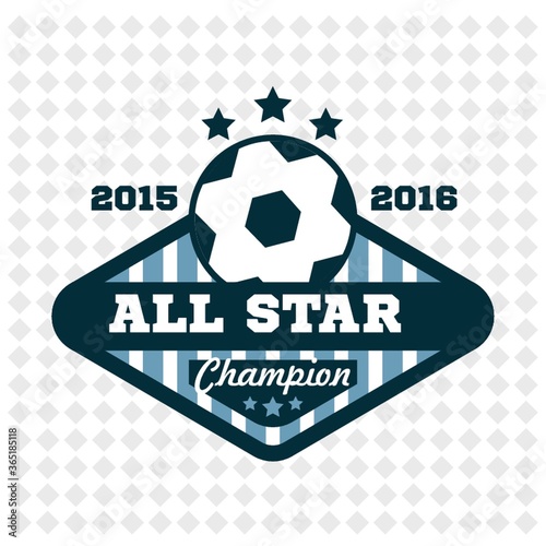 all star champion badge