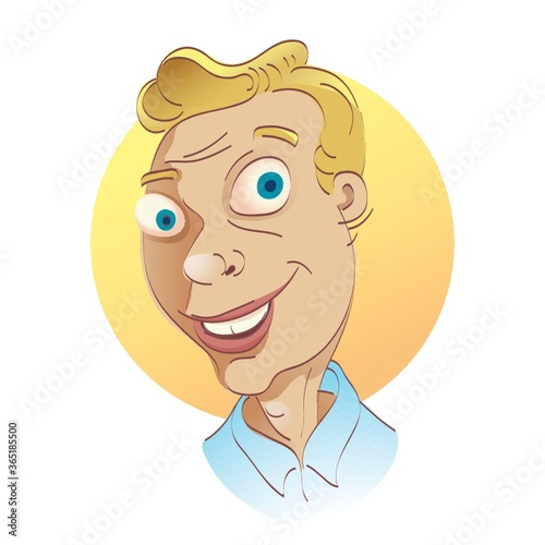 man smiling