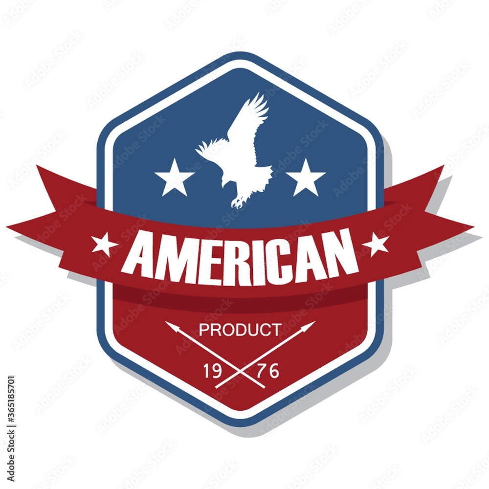 american product label
