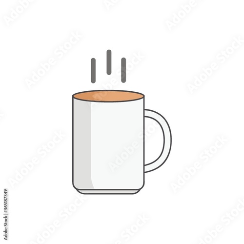 hot coffee in mug