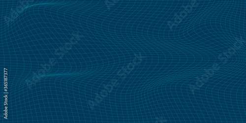 Abstract table blue pattern and background poster with dynamic triangle. technology Particle Mist network Cyber security Vector illustration.