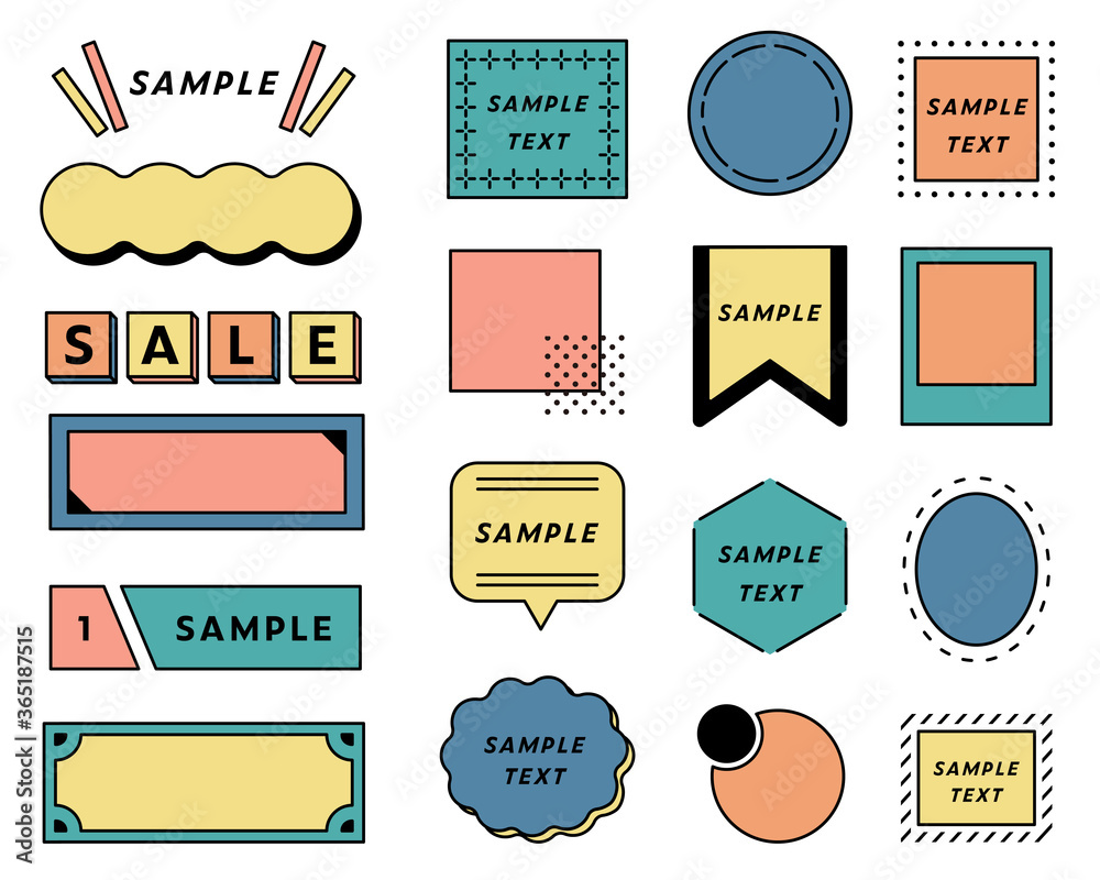 見出しやタイトルのフレームのセット 枠 装飾 飾り おしゃれ Vector De Stock Adobe Stock 見出しやタイトルのフレームのセット 枠 装飾 飾り おしゃれ Vector De Stock Adobe Stock