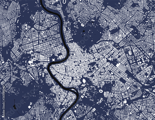map of the city of Rome, Italy