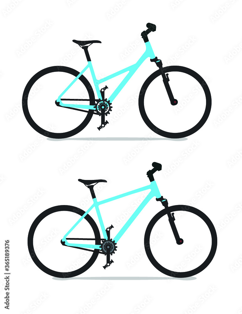 Fototapeta premium Kid riding bicycle with wheels without reference