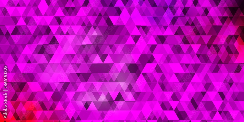 Dark Purple, Pink vector background with lines, triangles. Dark Purple, Pink vector background with lines, triangles.