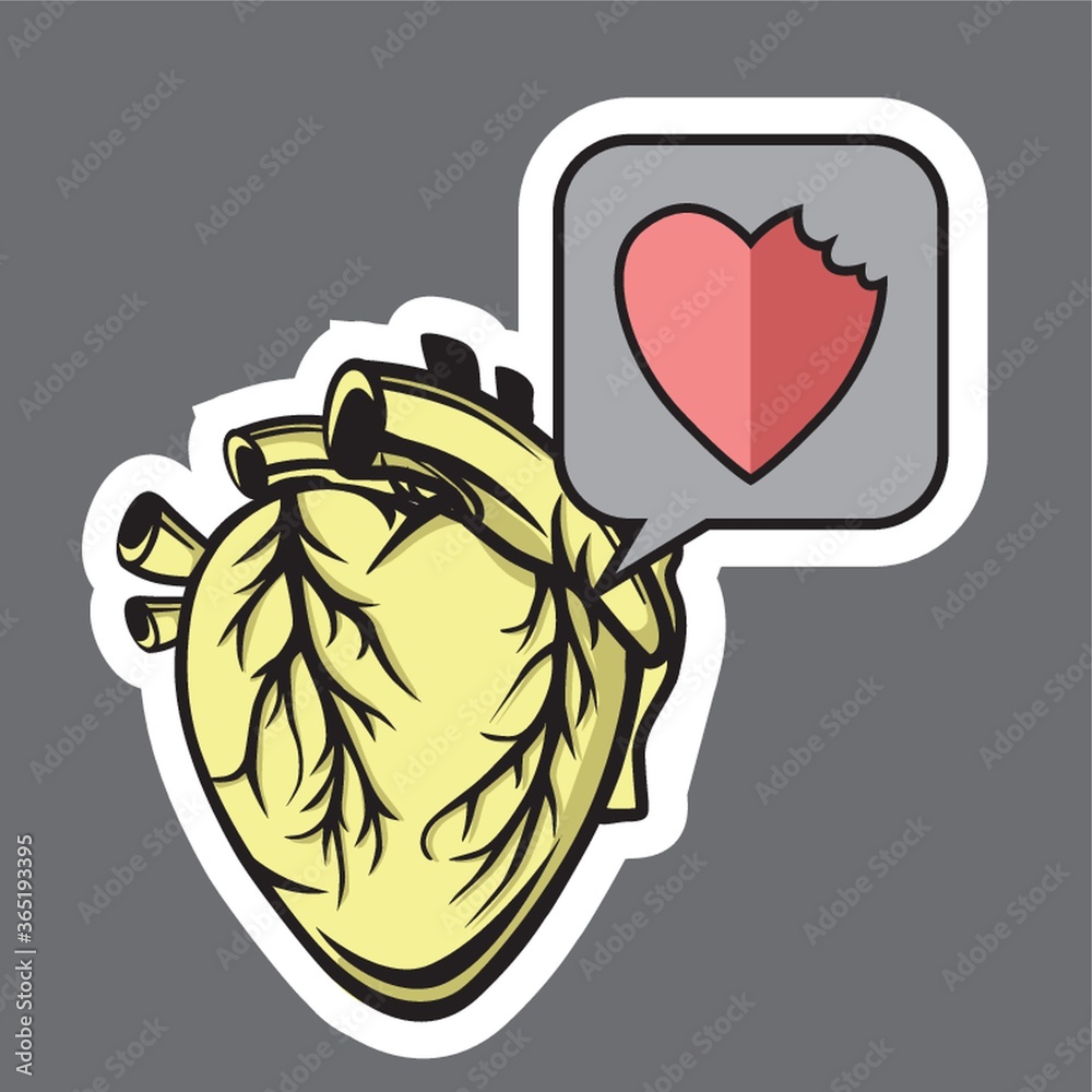 bitten heart bitten heart