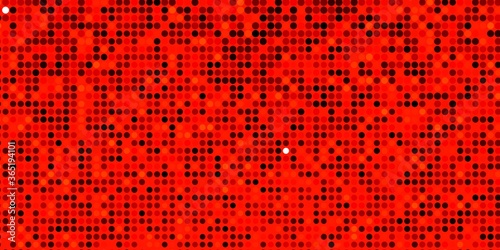 Light Orange vector layout with circle shapes. Abstract illustration with colorful spots in nature style. Pattern for booklets, leaflets.