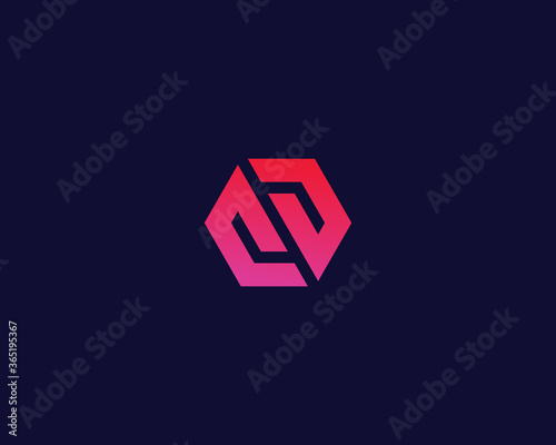 Letter D D logo design. creative minimal monochrome monogram symbol. Universal elegant vector emblem. Premium business logotype. Graphic alphabet symbol for corporate identity