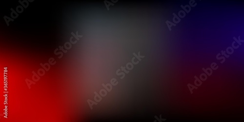 Dark Pink, Yellow vector abstract blur template.