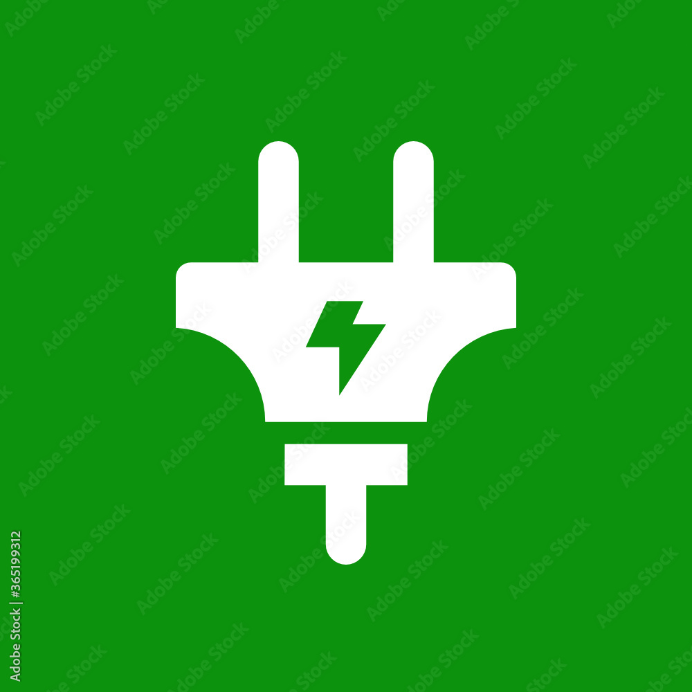 Power Plug - Metro Tile Icon Power Plug - Metro Tile Icon