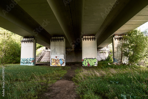 under the bridge graffiti