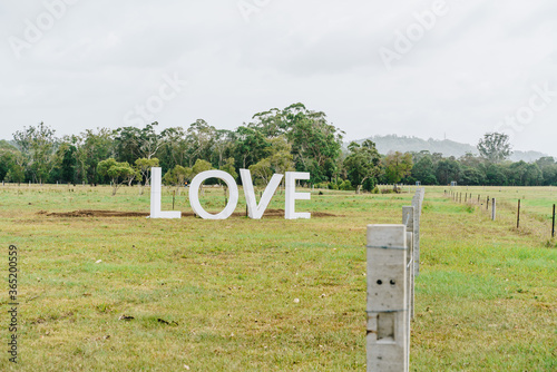 Love sign in Mullumbimby photo