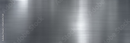 brushed metal steel or aluminum wide plate banner background
