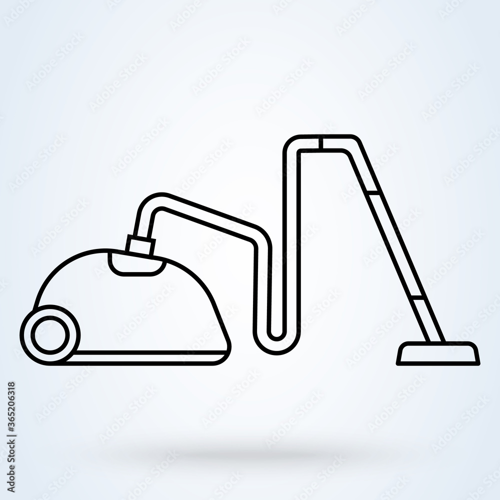 Vacuum cleaner line. vector Simple modern icon design illustration. Vacuum cleaner line. vector Simple modern icon design illustration.