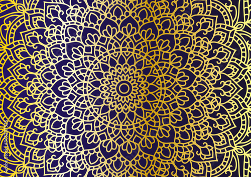                                              mandala golden    arabesque frame   background