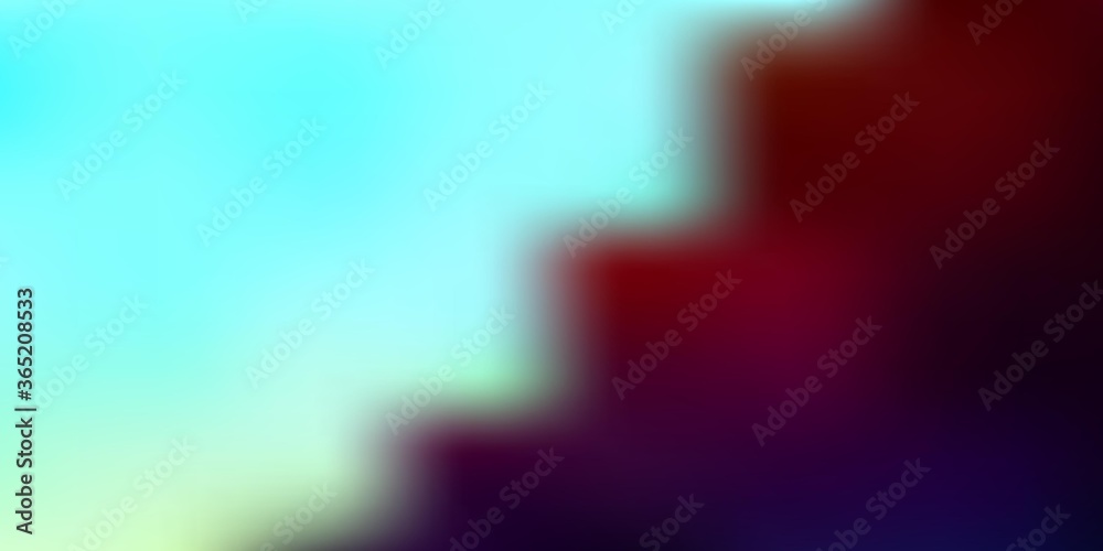 Fototapeta premium Light blue, red vector abstract blur layout.