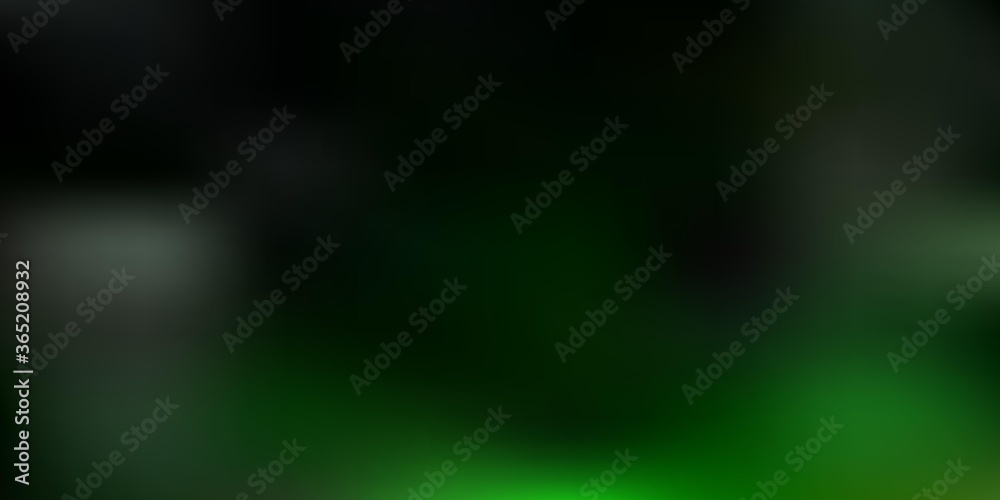 Fototapeta premium Dark green, red vector blur layout.