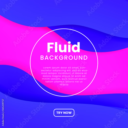 Set of Abstract Fluid 3D Background with Liquid Modern Shapes . Isolated Vector Elements 
