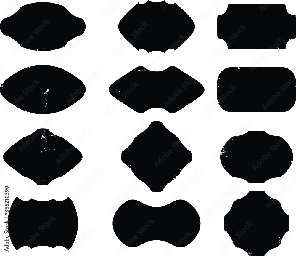 Grunge post Stamps Collection, Circles. Banners, Insignias , Logos, Icons, Labels and Badges Set . vector distress textures.blank shapes.