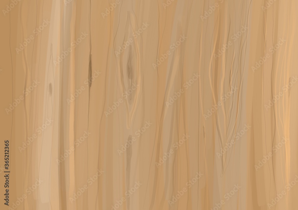 Wood illustration for background and texture Wood illustration for background and texture