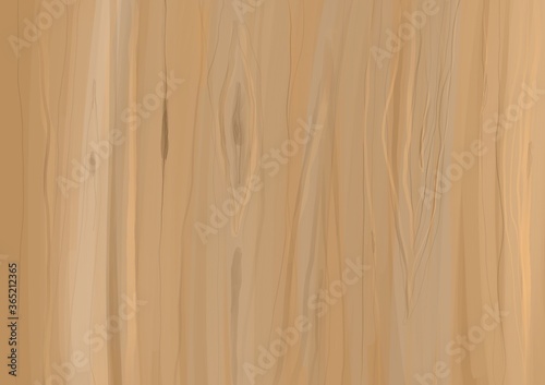 Wood illustration for background and texture