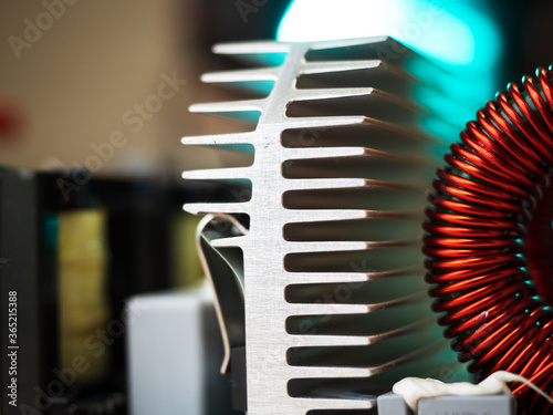 Metal heatsink on control board