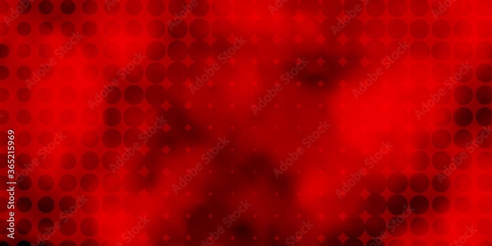 Dark Red vector background with circles. Abstract illustration with colorful spots in nature style. Pattern for websites, landing pages.
