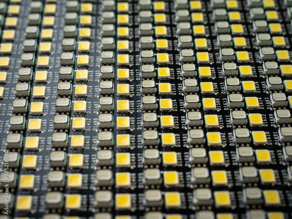 custom made wallpaper toronto digitalLED video screen close-up