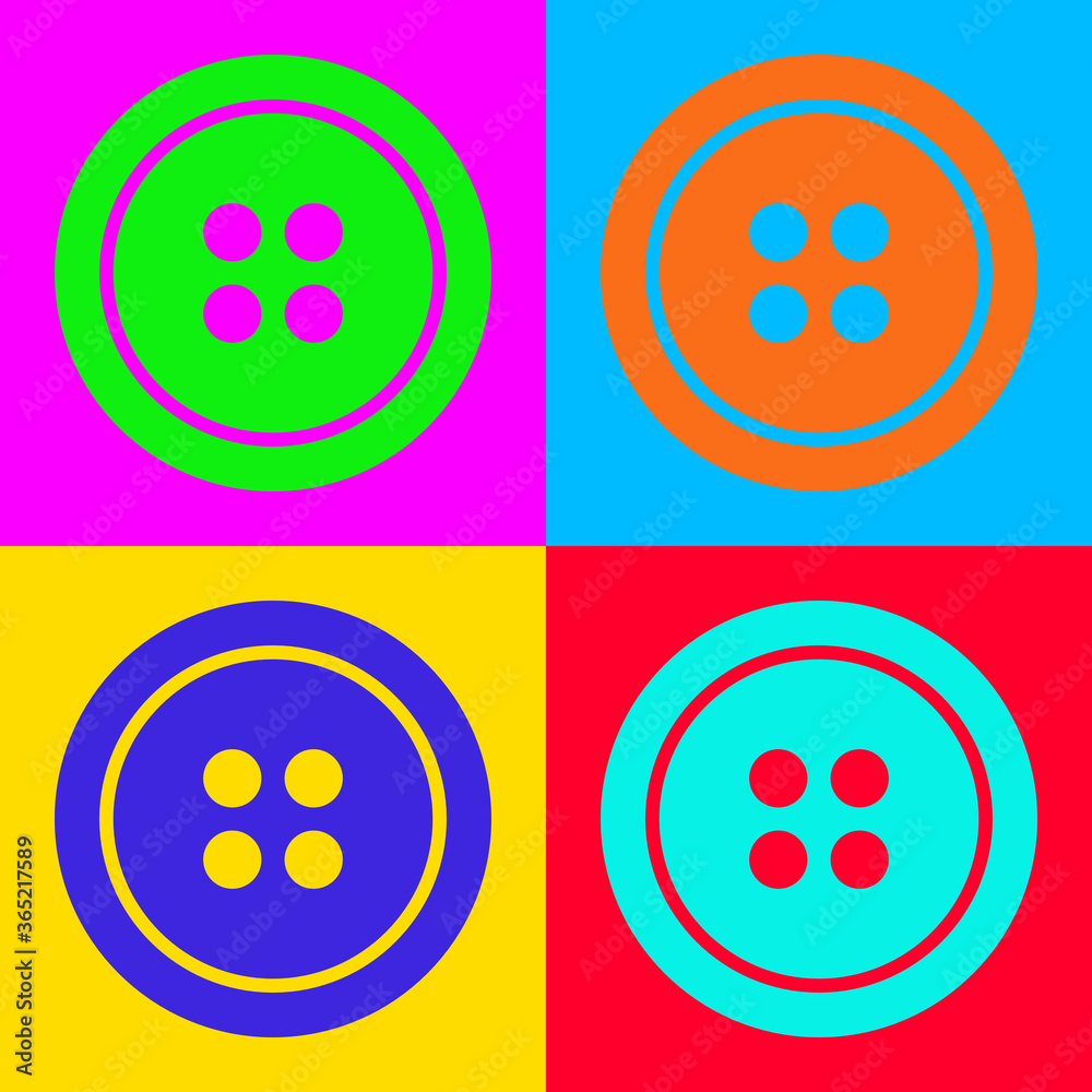 Knopf und Popart Knopf und Popart