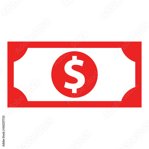 Dollar und Geldschein