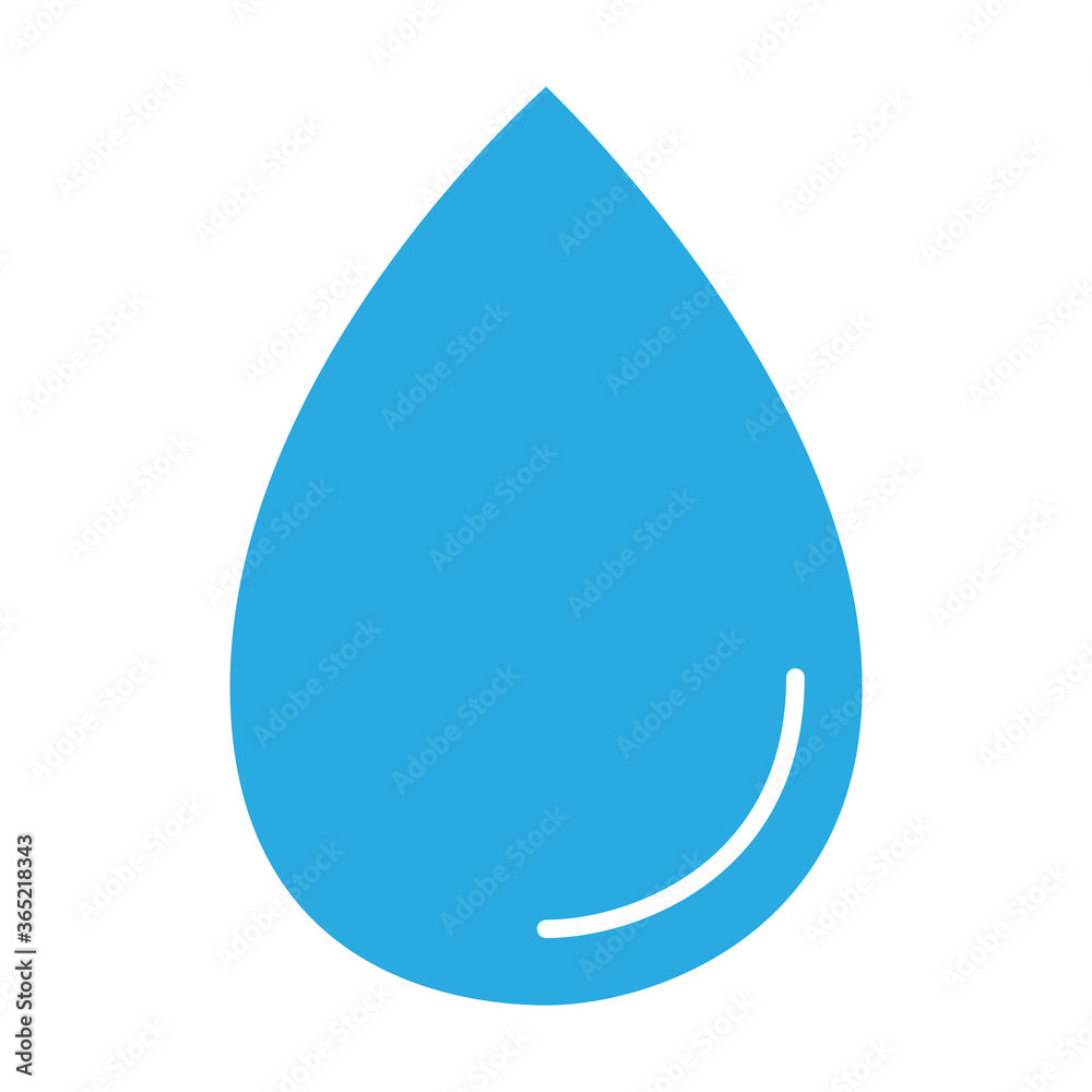 Water drop icon vector isolated on white background. Blue water drop icon for web site, app, logo and design template. Creative art concept, vector illustration Water drop icon vector isolated on white background. Blue water drop icon for web site, app, logo and design template. Creative art concept, vector illustration