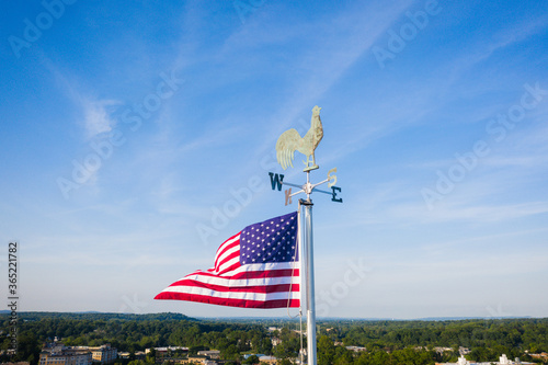 Aerial Drone of Morristown New Jersey  photo