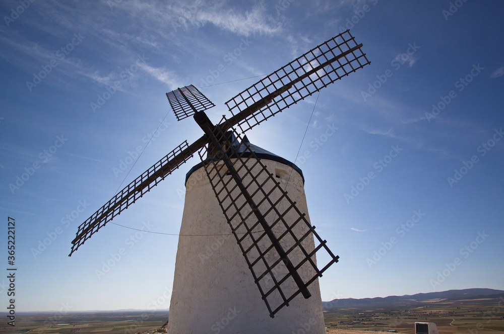 Windmill in Consuegra,Castile–La Mancha,Spain,Europe

